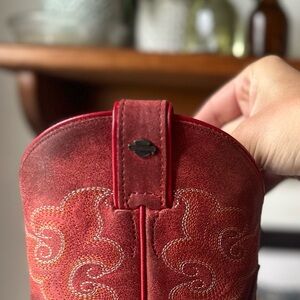 Red Harley-Davidson Women's Emma-Lee Motorcycle Boots